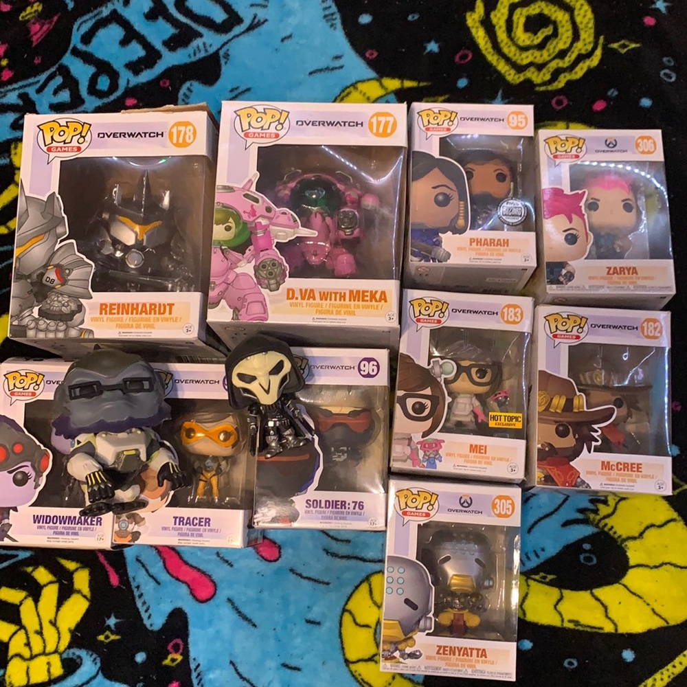 10 OVERWATCH POP FIGURE HAUL